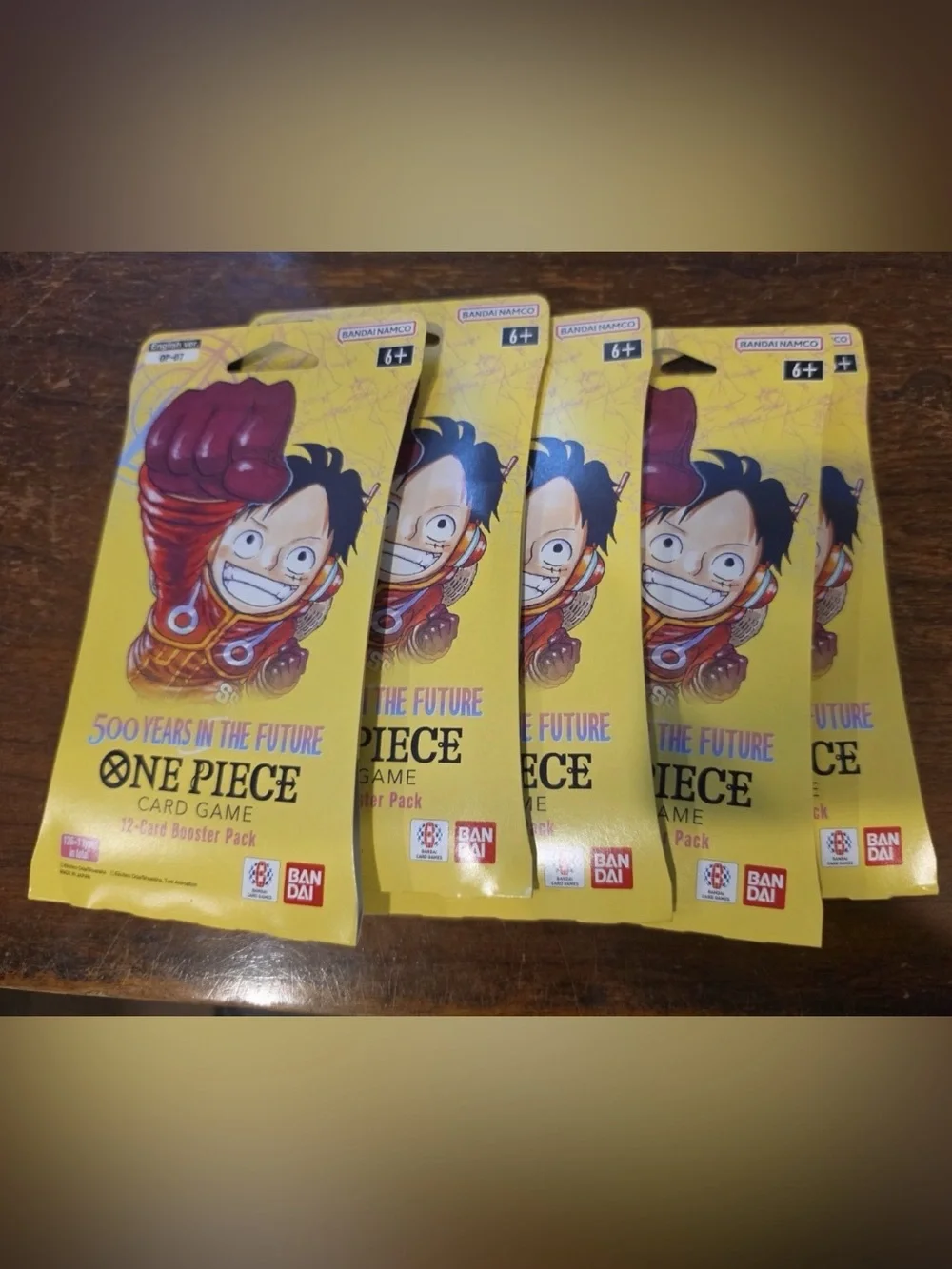 One Piece Card Game OP07 500 Years In The Future Sleeved Booster Pack 5x